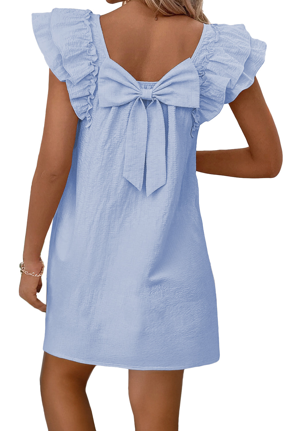 Light Blue bow dress