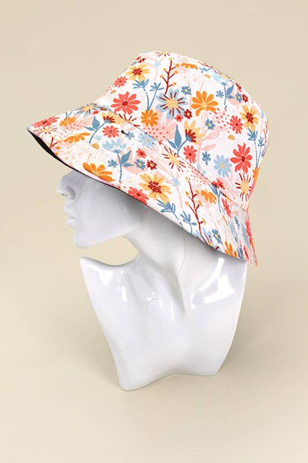 FLORAL BUCKET HAT | 40HW717