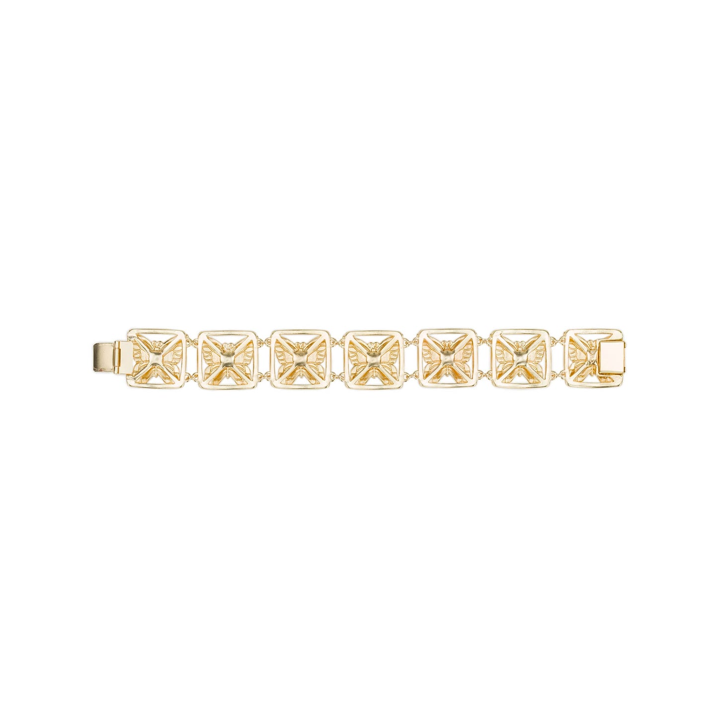 Butterfly Link Bracelet: Matte Gold by Patricia Nash