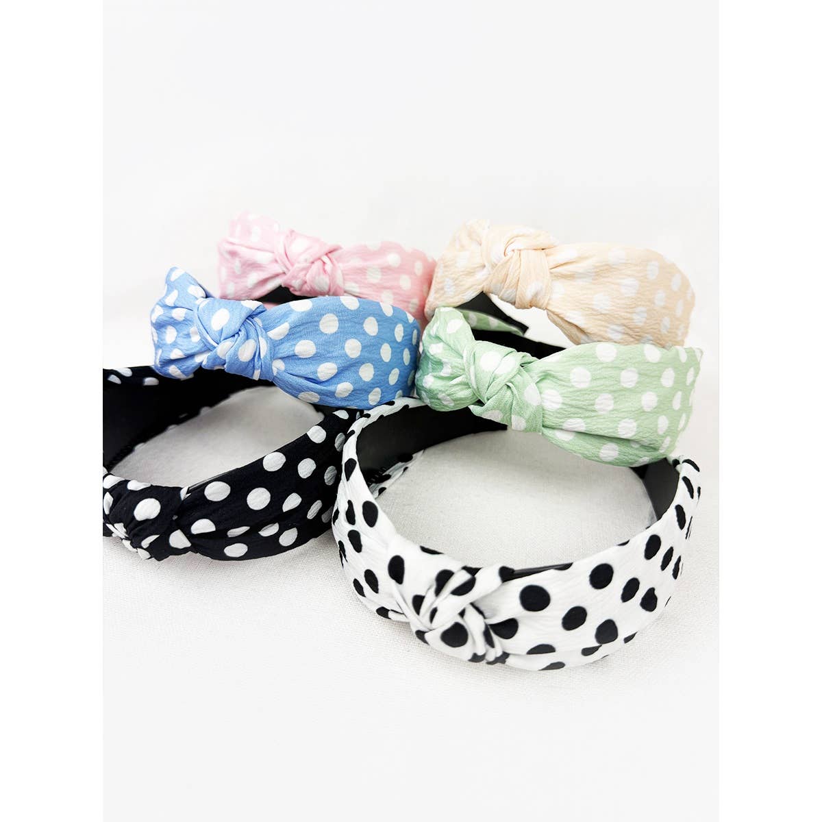 Polkadot Print Knot Hairband