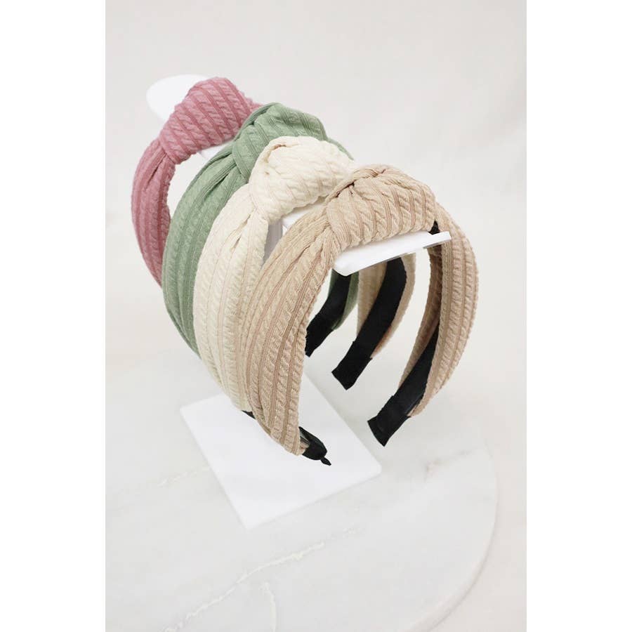 Ribbed Knotted Headband