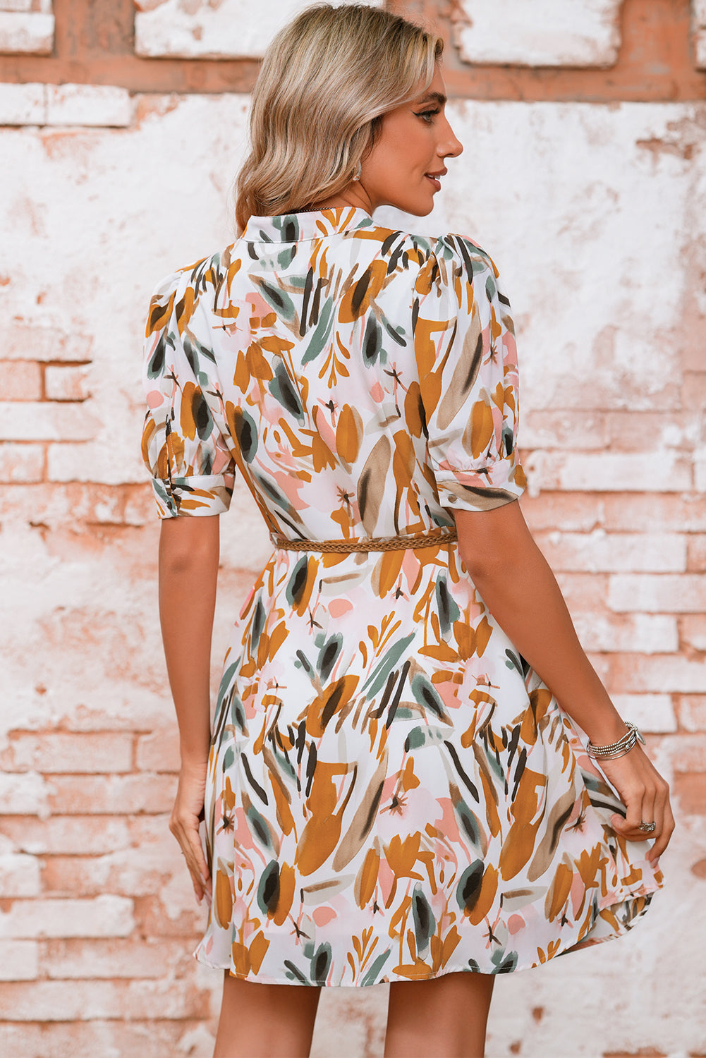 Fall Multi Short Dress