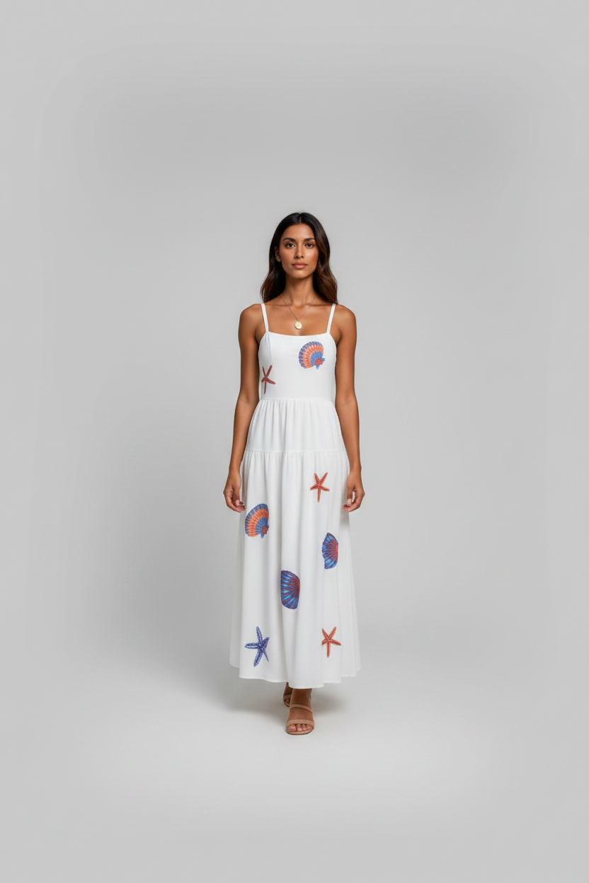 Cotton Coastal Sun Dress