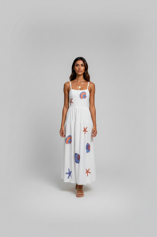 Cotton Coastal Sun Dress