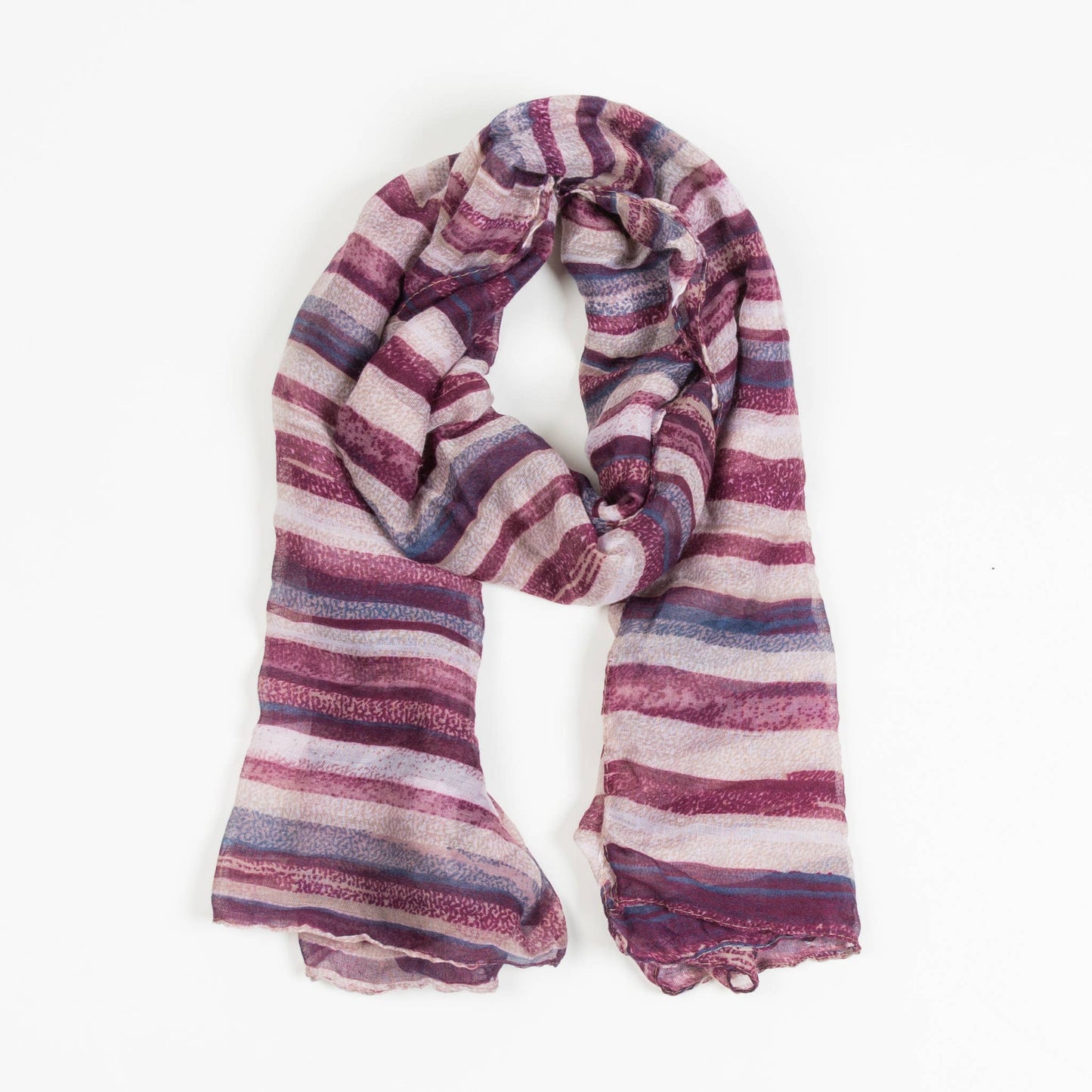 Dayton Lightweight Striped Sheer Scarf