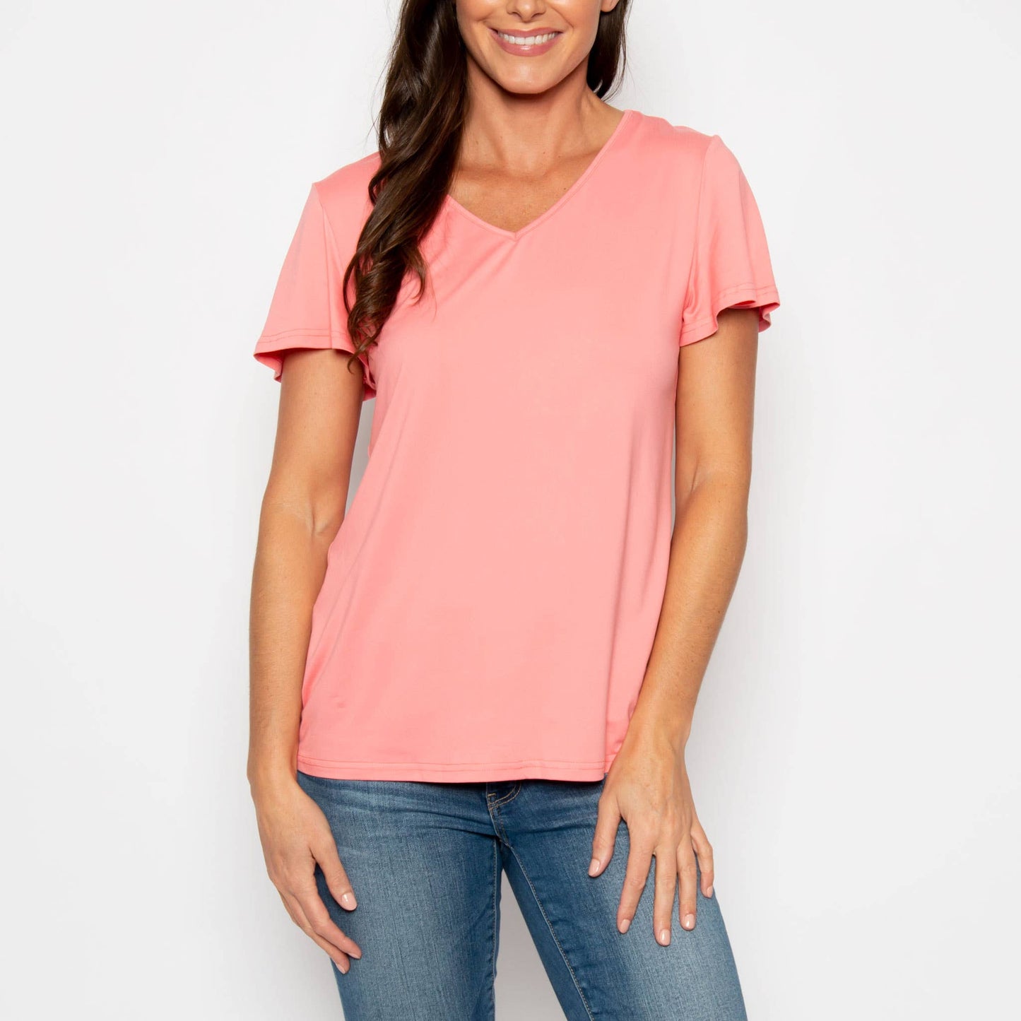 Giselle Short Sleeve V-Neck Top
