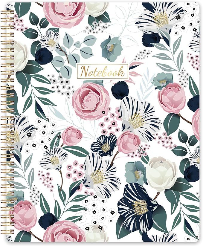 Spiral notebooks 8.5 X 11 Lined College Rulled