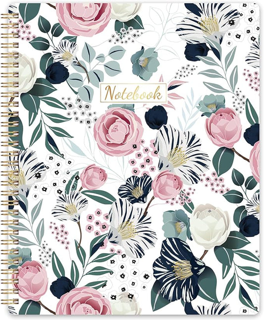 Spiral notebooks 8.5 X 11 Lined College Rulled