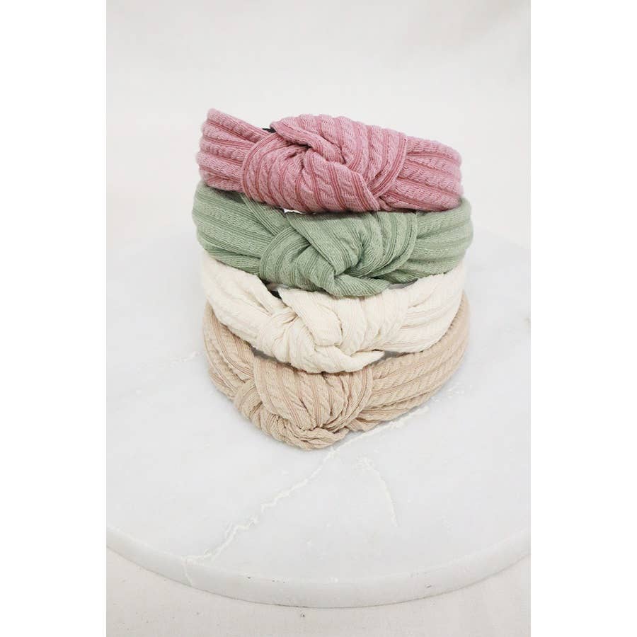 Ribbed Knotted Headband