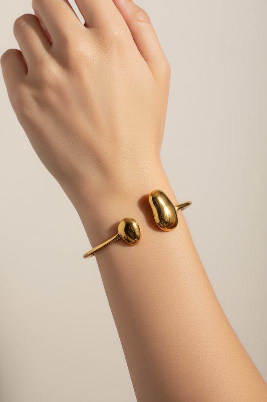 Mazie 18K Non-Tarnish Round Thin Bracelet