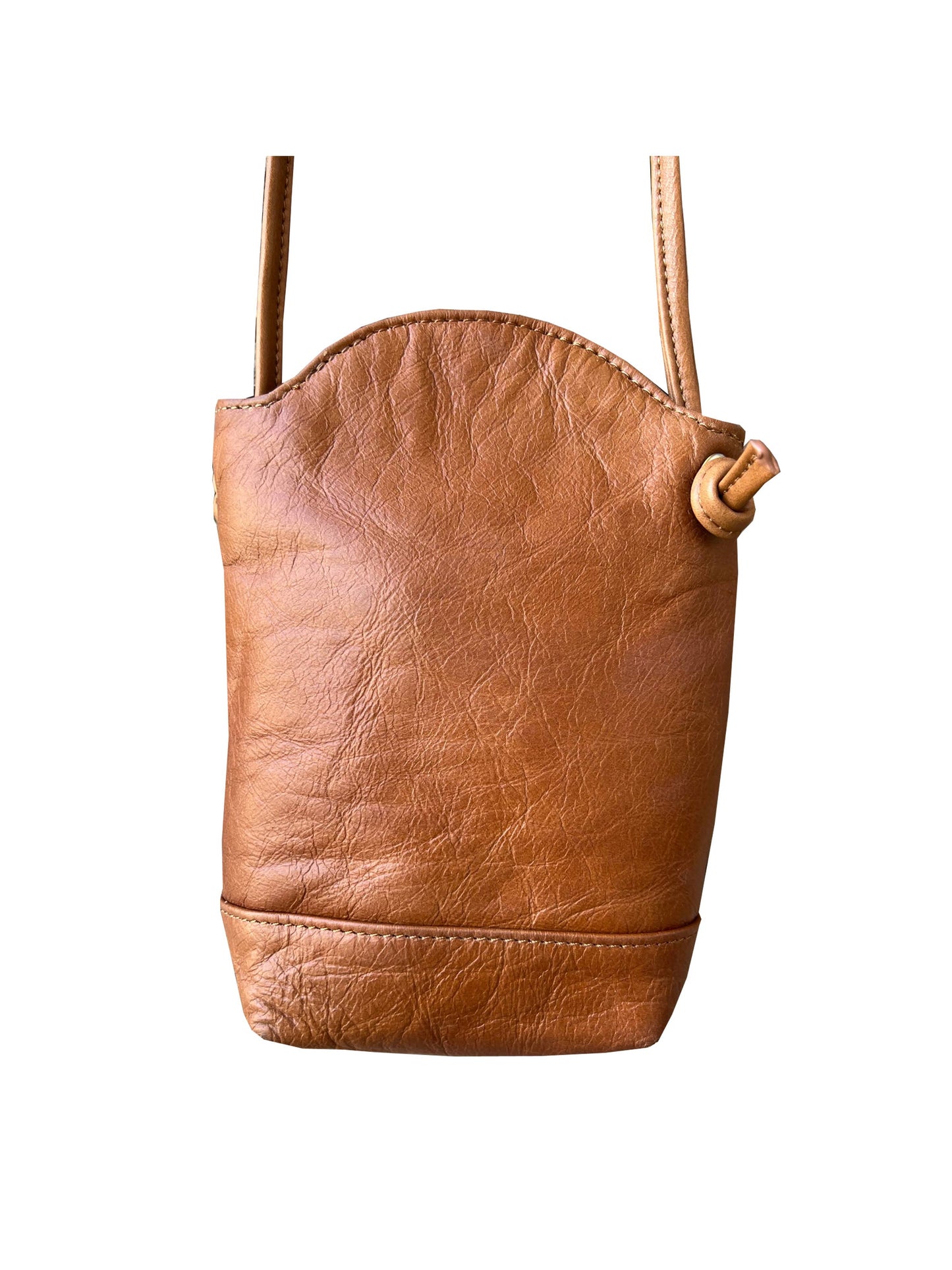 Cowhide leather small crossbody for phone