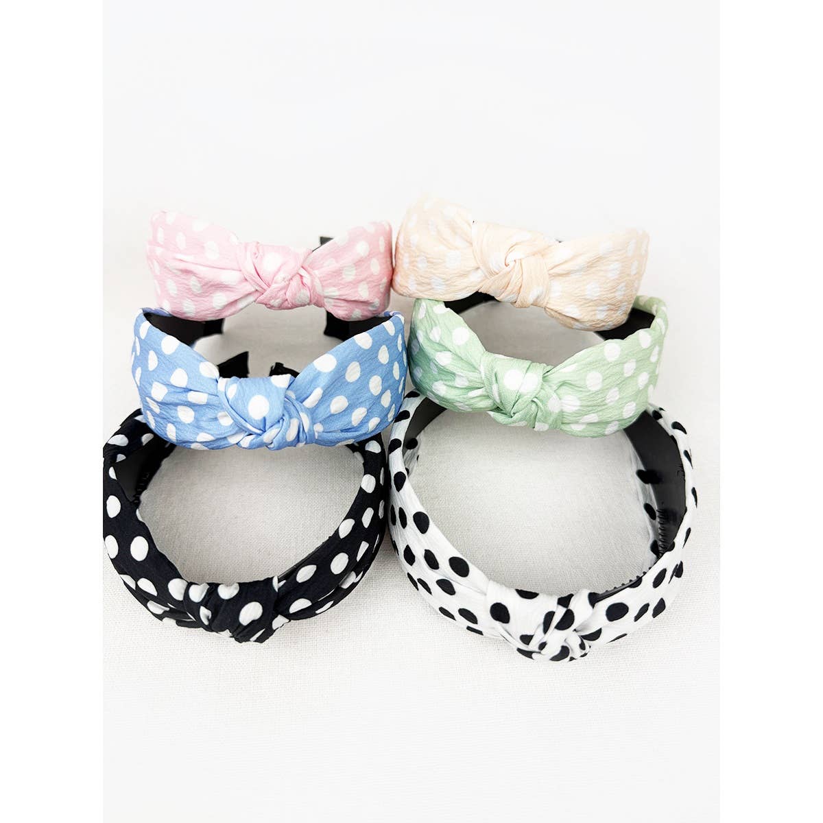 Polkadot Print Knot Hairband