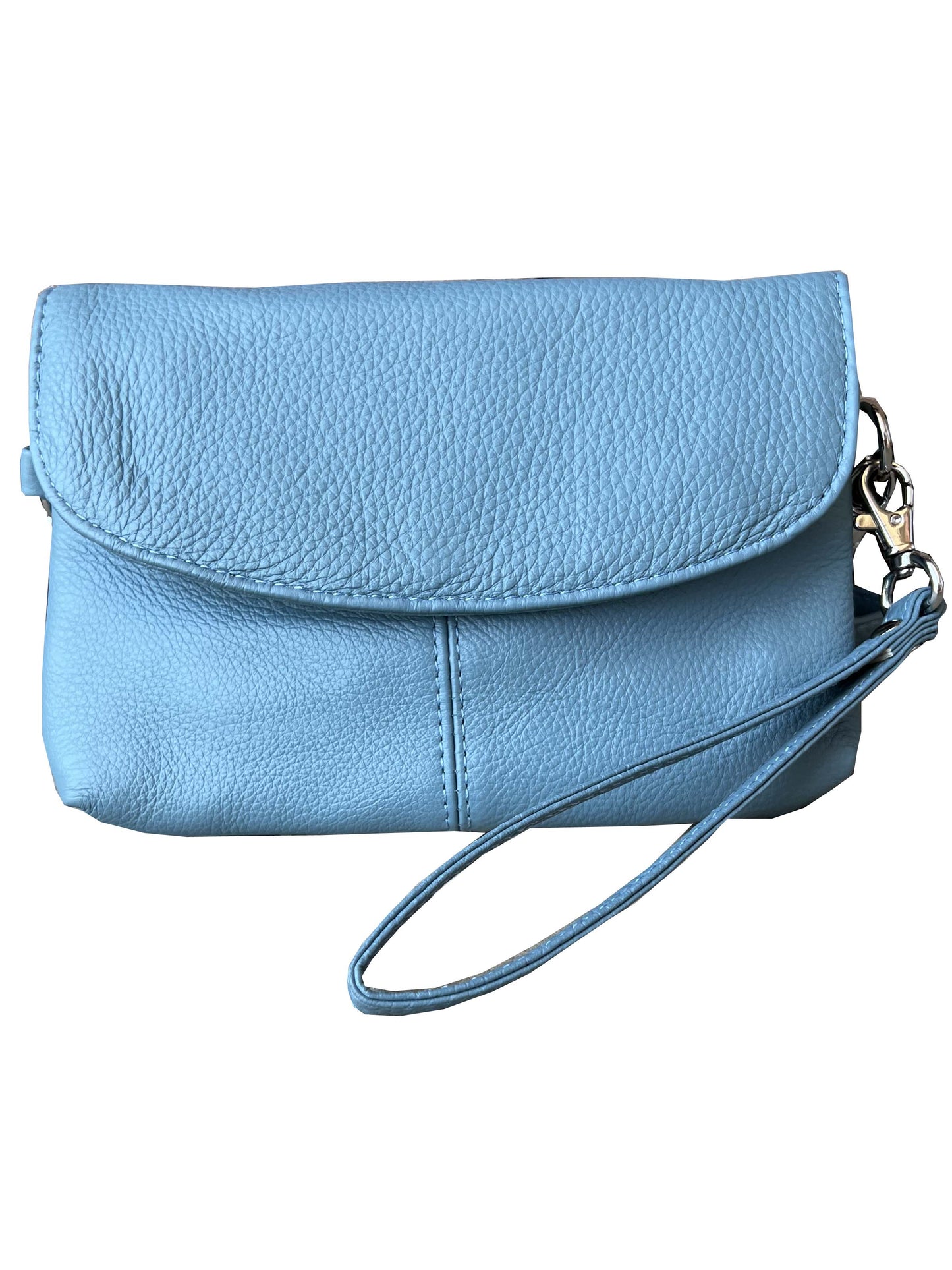 cowhide leather crossbody clutch bag