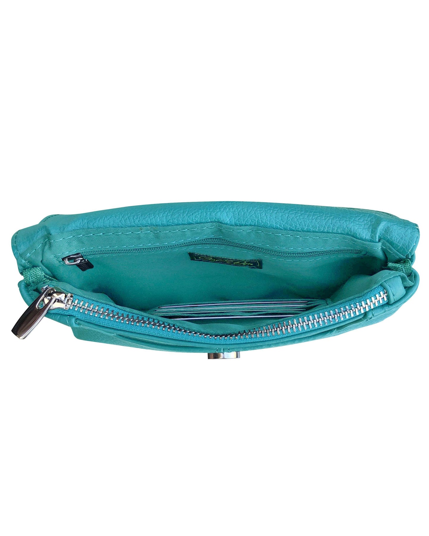 cowhide leather crossbody clutch bag