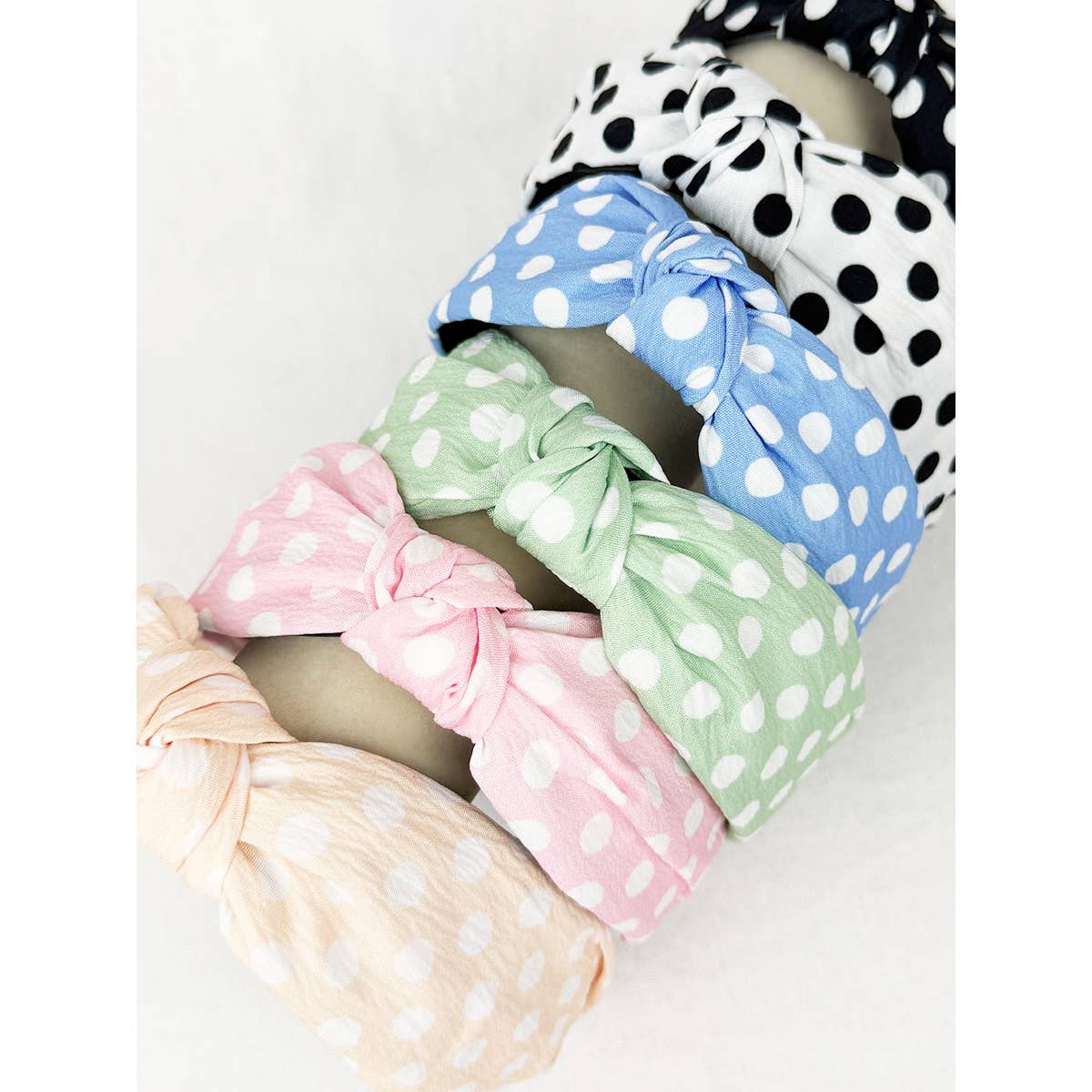 Polkadot Print Knot Hairband