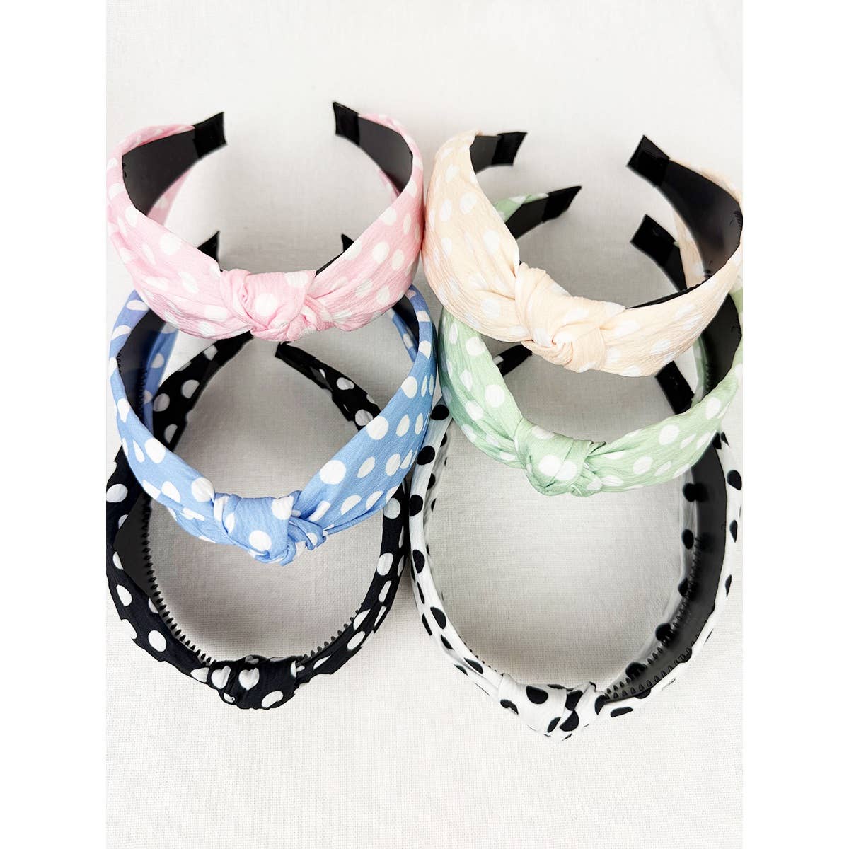 Polkadot Print Knot Hairband