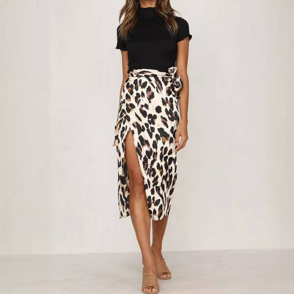 Leopard Print Skirt