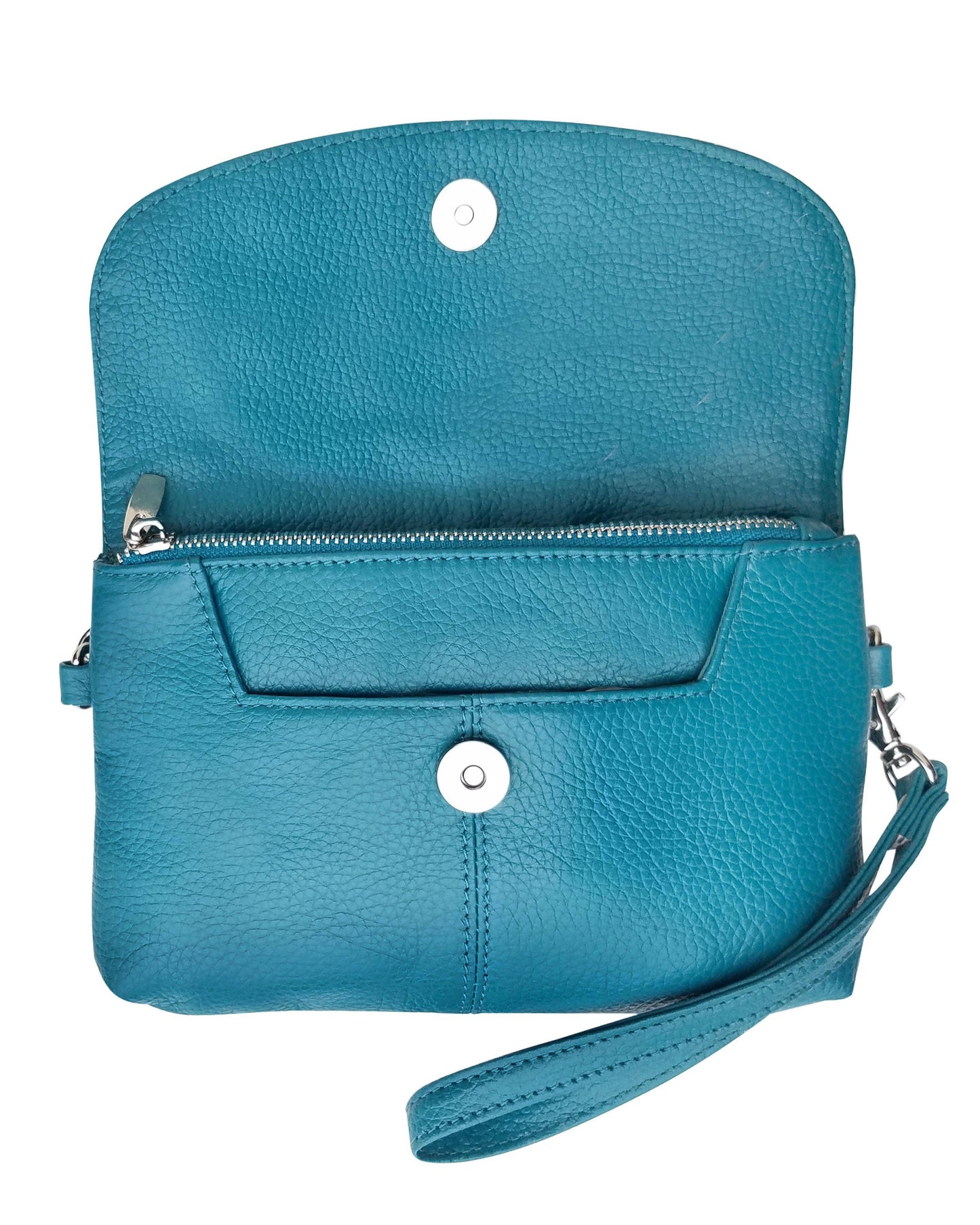 cowhide leather crossbody clutch bag