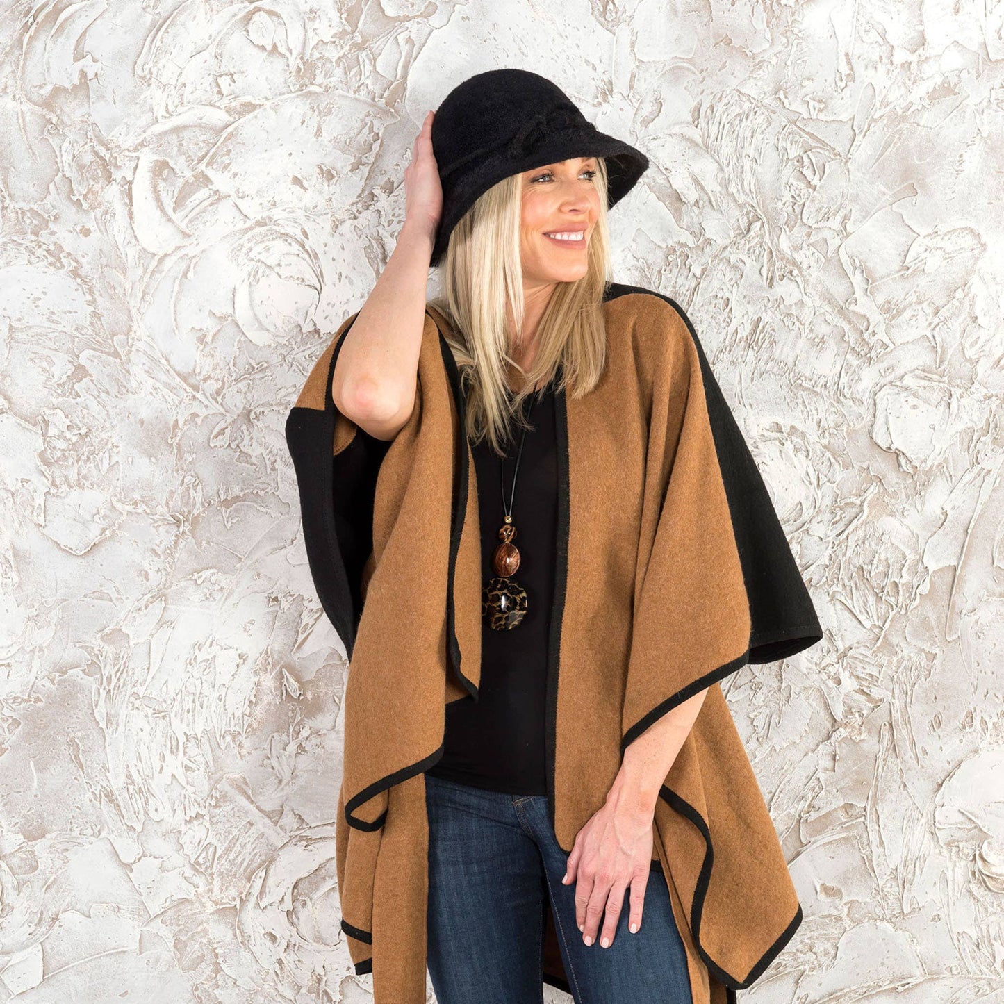 Cheetah Print Bubble Disc and Corded Y-Neck Necklace