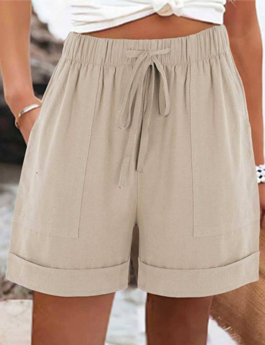 Cotton Linen Shorts