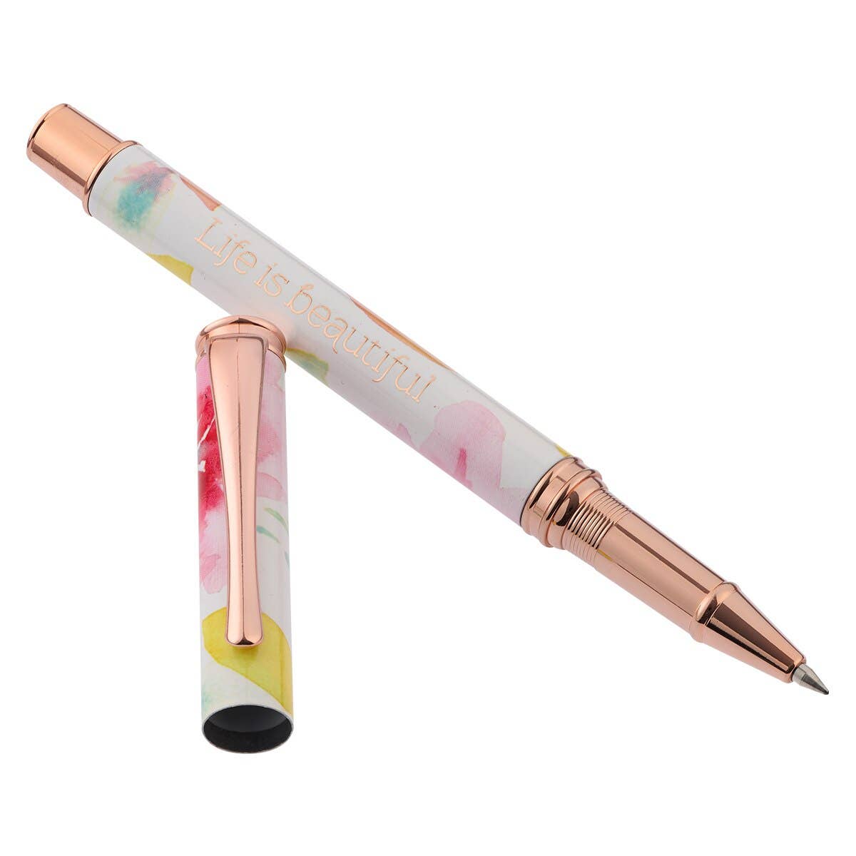 Pen in Gift Box Pink Daisies Beautiful