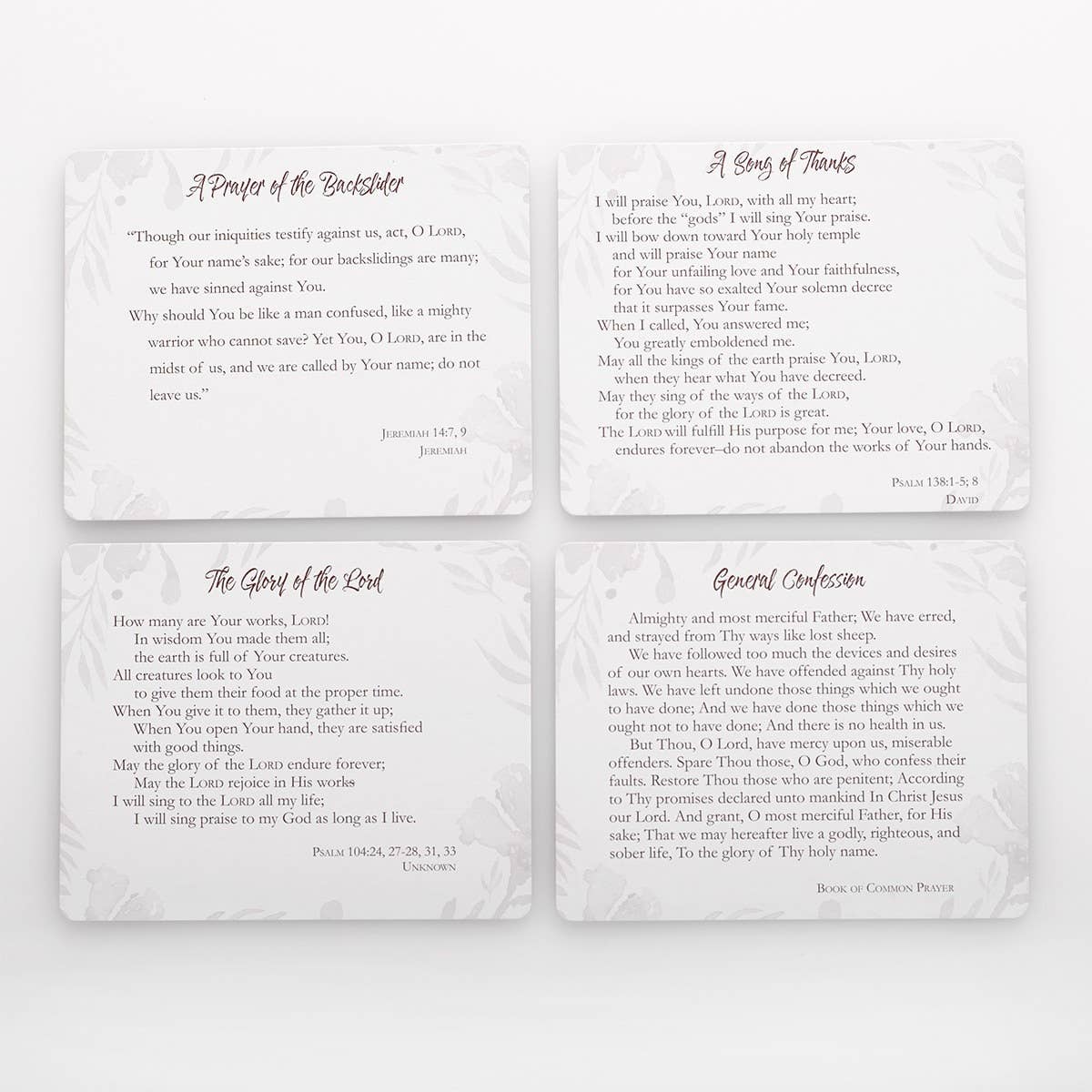 Cards in Tin My Prayers