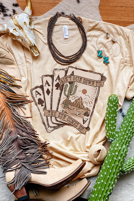 Khaki Card T-Shirt