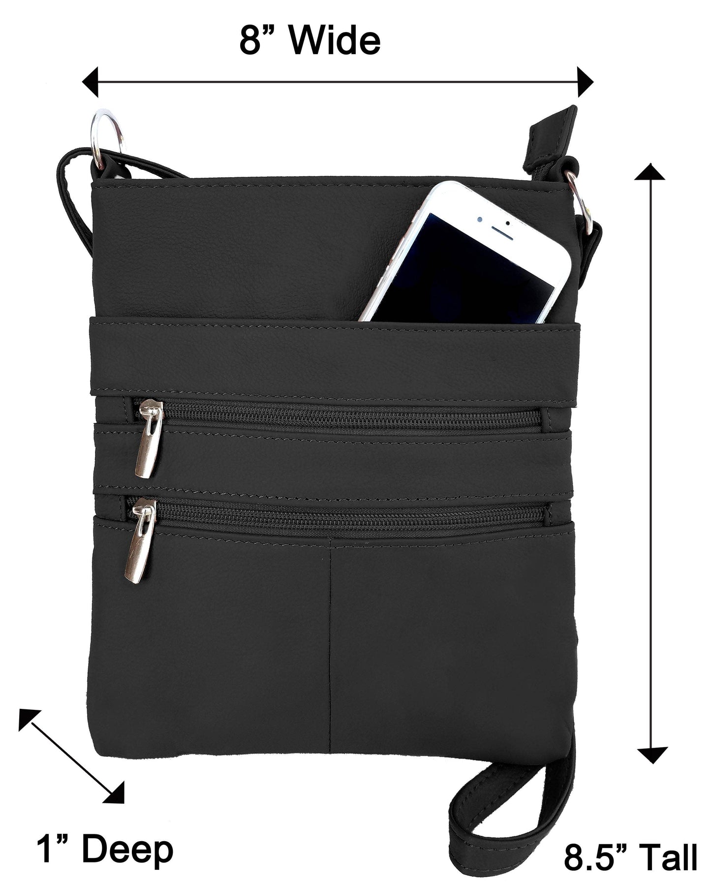 cowhide leather crossbody shoulder bag