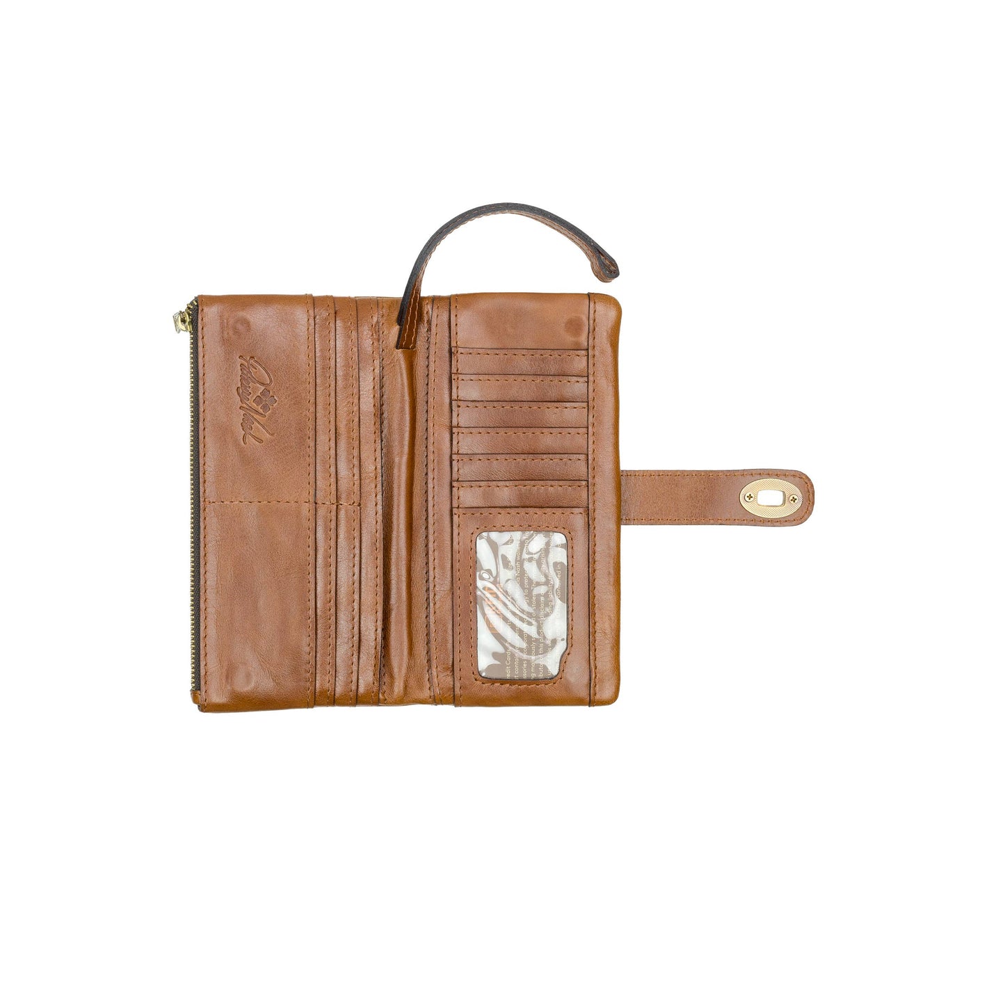 Patricia Nash Annesley Wristlet - Vintage Distressed Leather