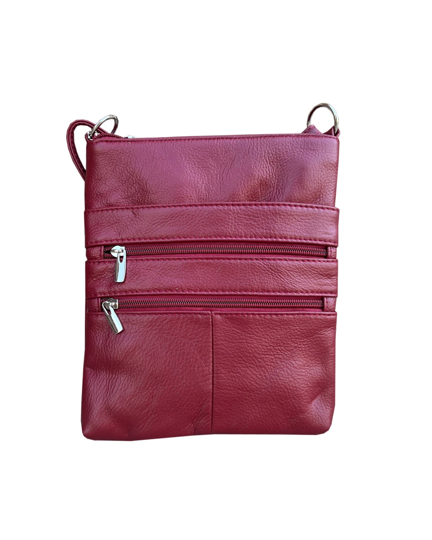 cowhide leather crossbody shoulder bag
