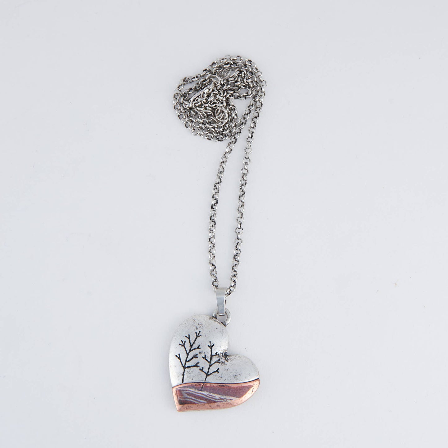 Kelso Nature Heart 16" Pendant Necklace