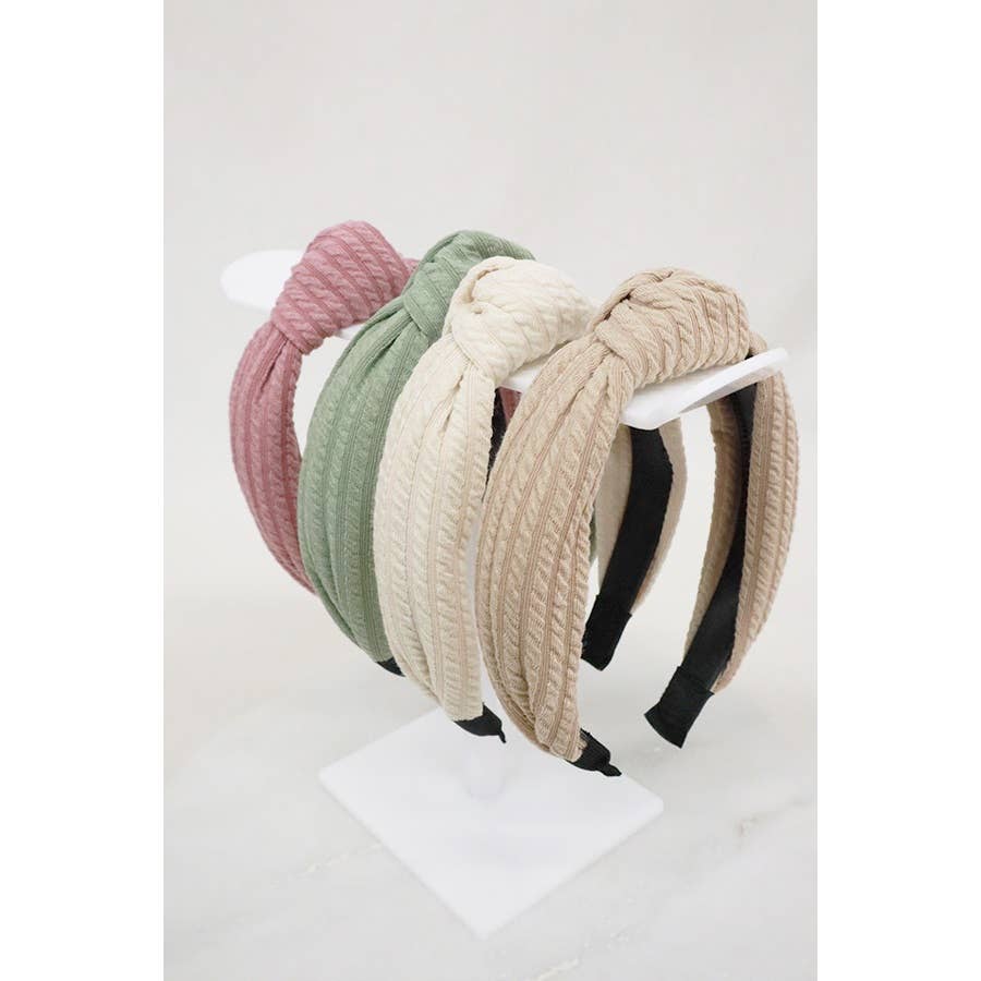 Ribbed Knotted Headband