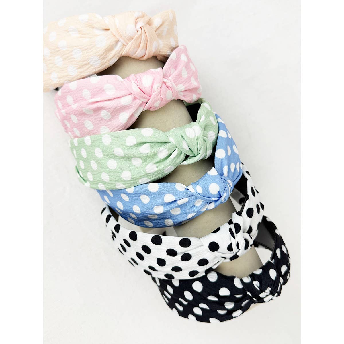 Polkadot Print Knot Hairband