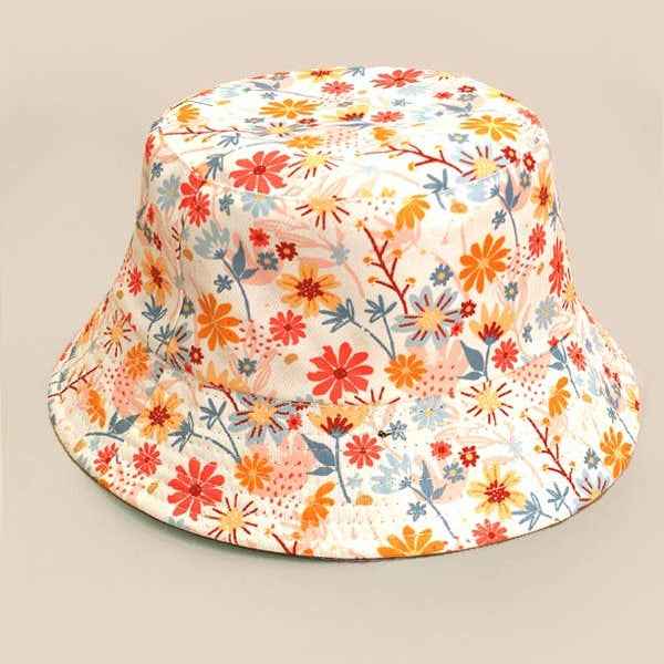 FLORAL BUCKET HAT | 40HW717