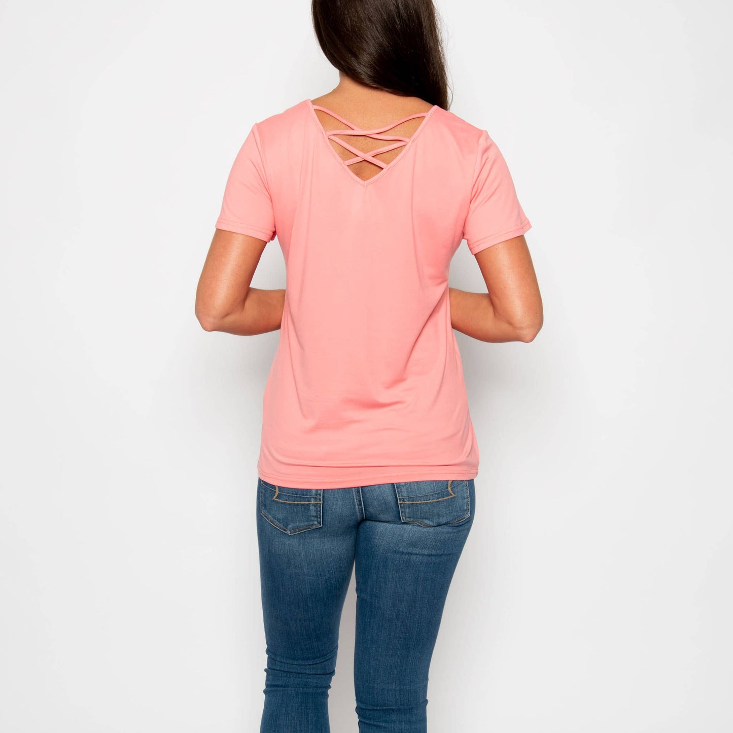 Giselle Short Sleeve V-Neck Top