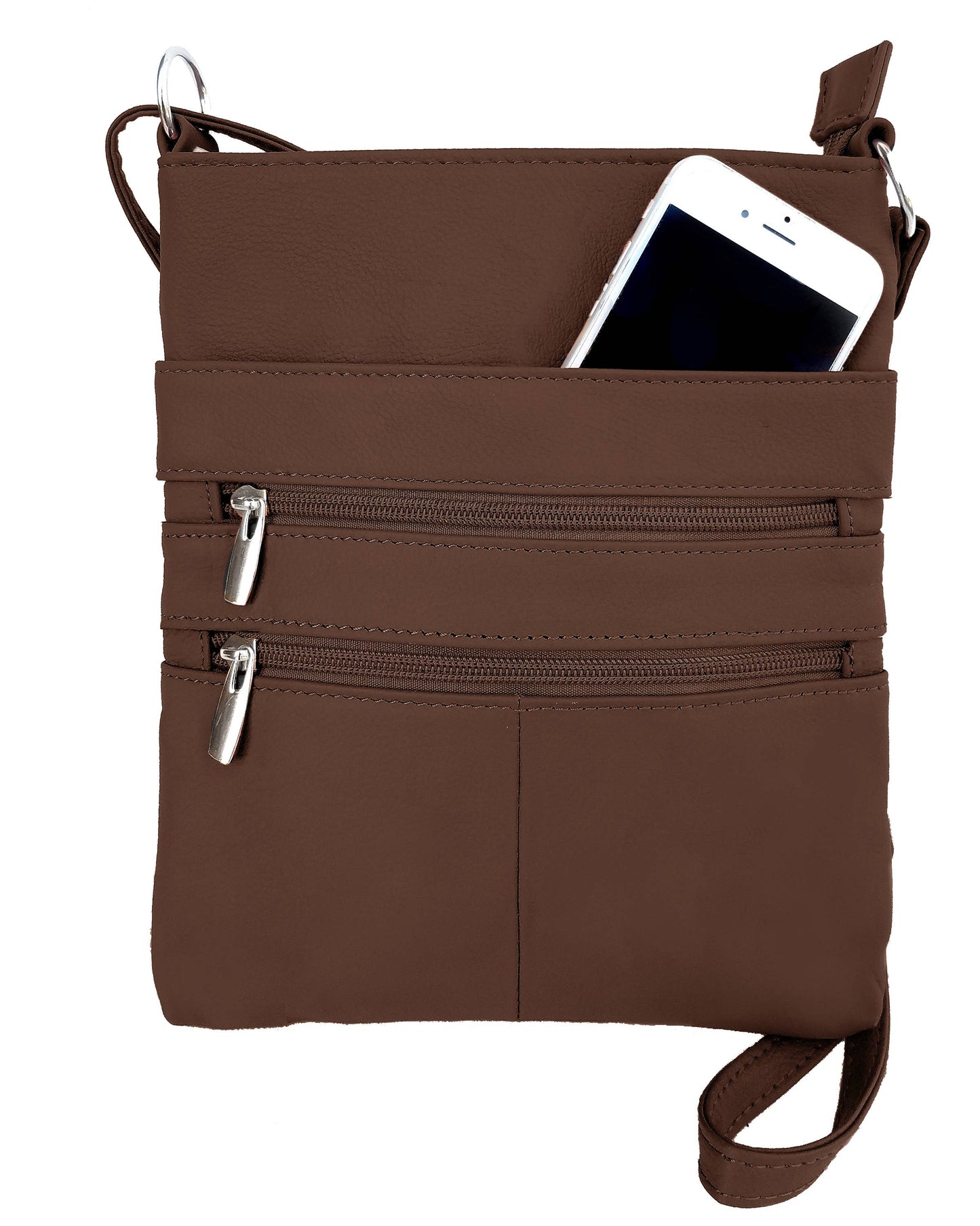 cowhide leather crossbody shoulder bag