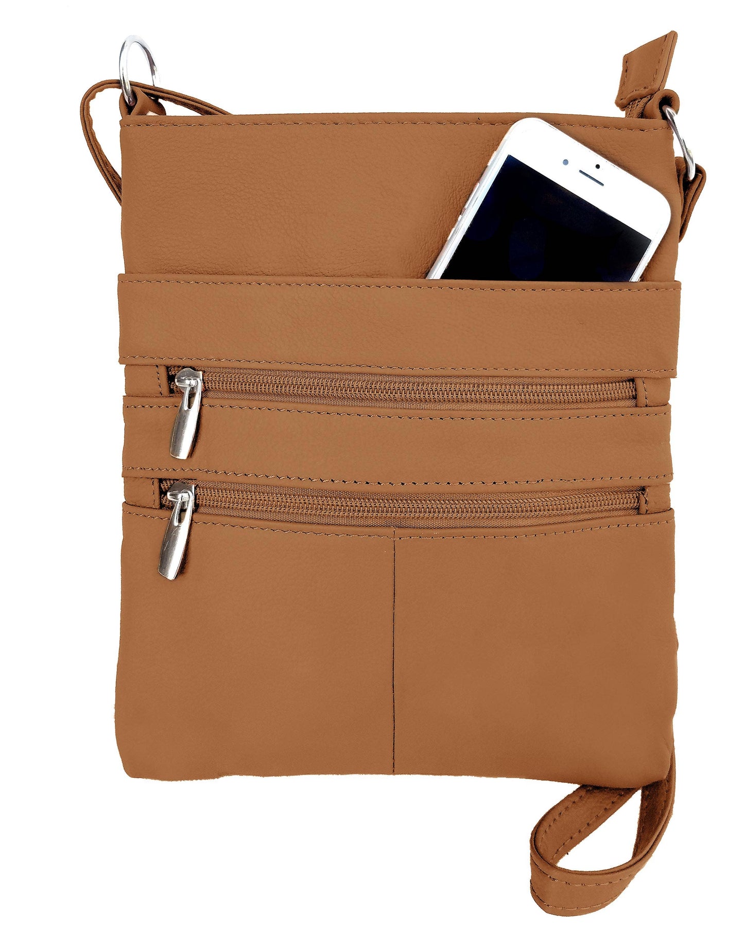 cowhide leather crossbody shoulder bag