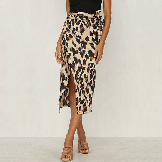 Leopard Print Skirt