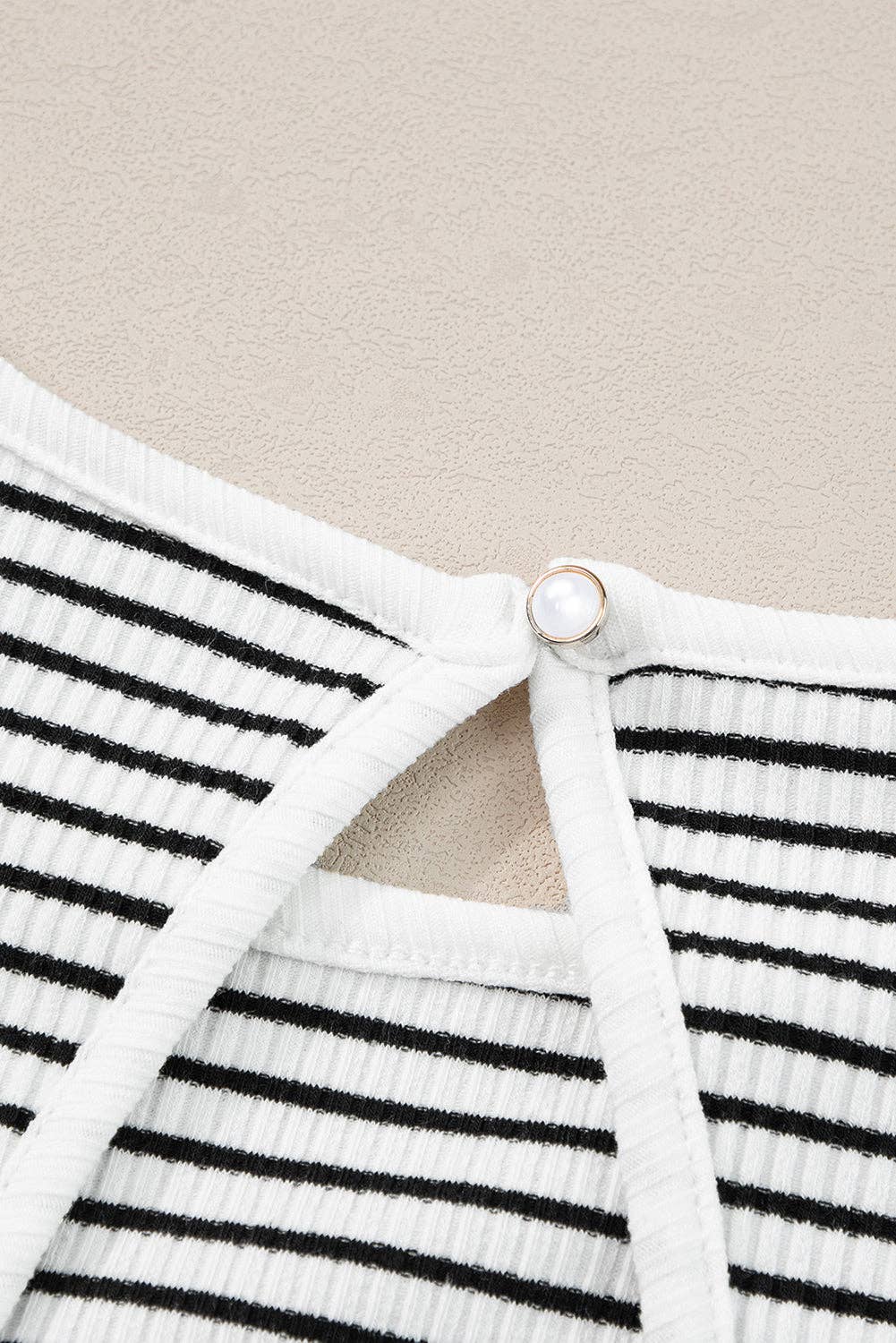 Black Striped Tank Top