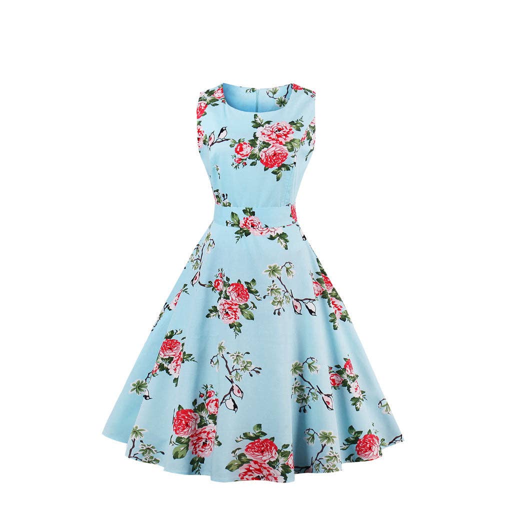 Floral Sleeveless Dress