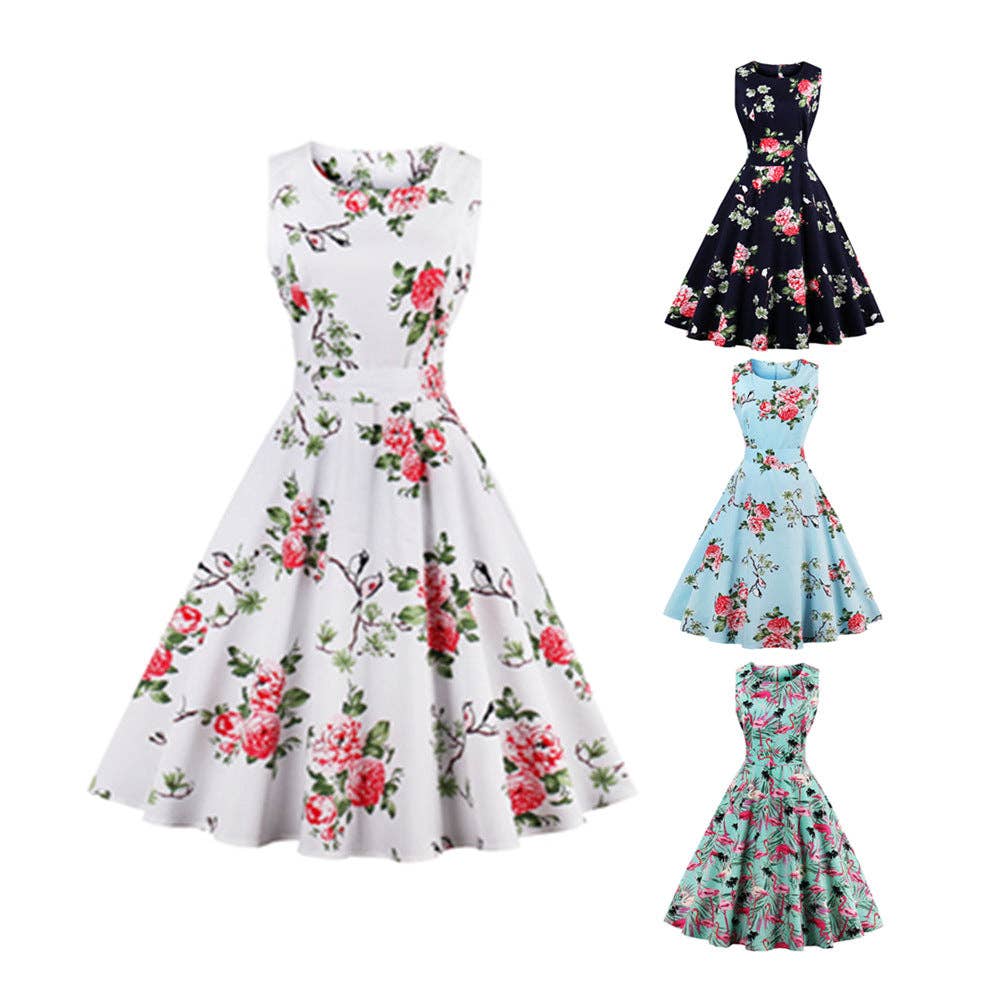 Floral Sleeveless Dress