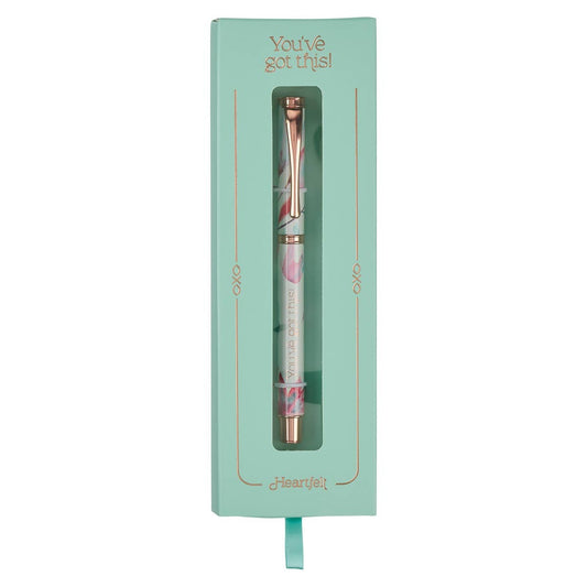 Pen in Gift Box Pink Petals Got This