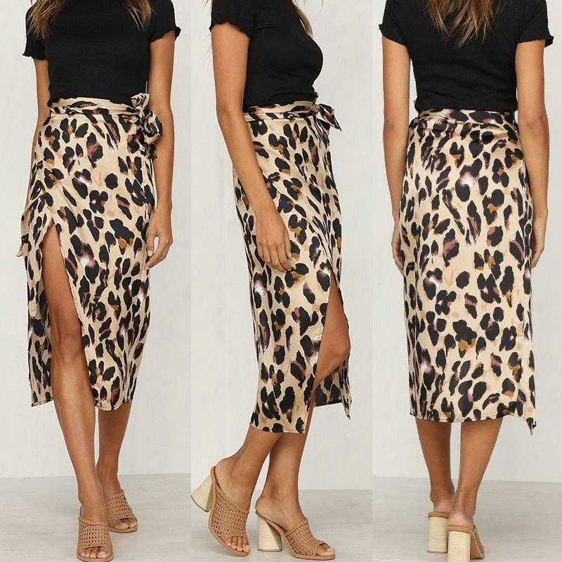 Leopard Print Skirt