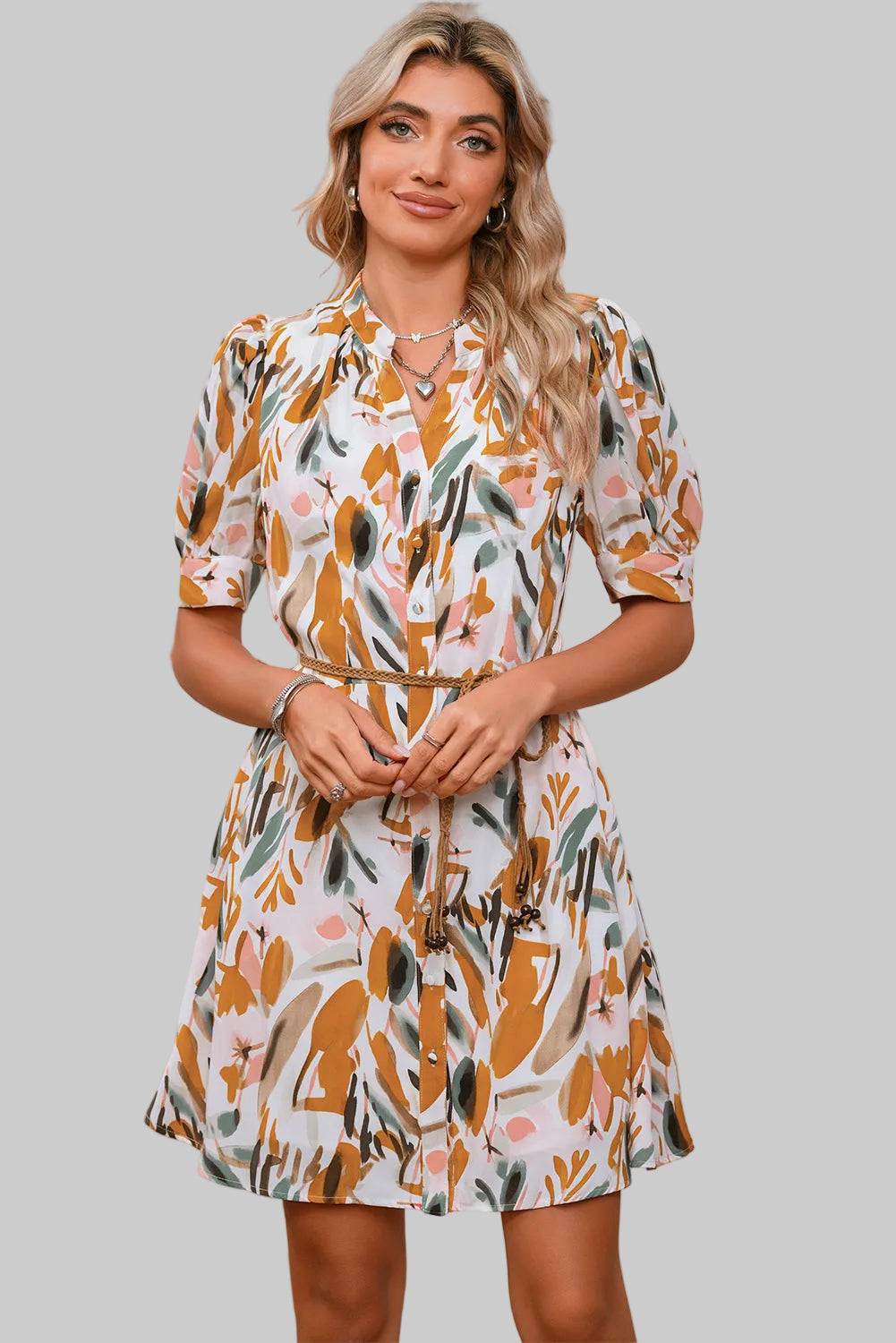 Fall Multi Short Dress